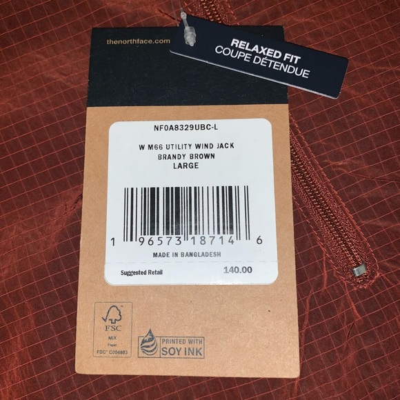 The North Face M66 Utility Wind Jacket-Size L New - Picture 10 of 13